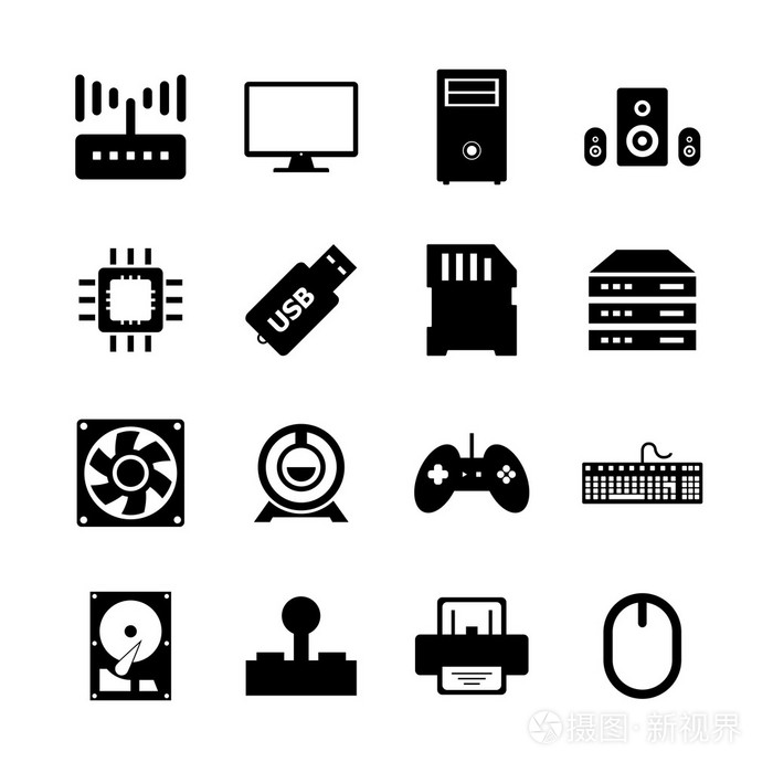 計(jì)算機(jī)硬件圖標(biāo)與電子產(chǎn)品 技術(shù)開(kāi)發(fā)與銷(xiāo)售的雙重引擎